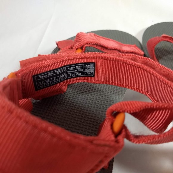 Teva Seavees Sandals Men Size14 Style #1004237 Red Water Shoes - Picture 5 of 11